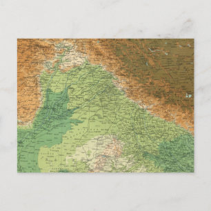 Cartão Postal Zona noroeste da Índia