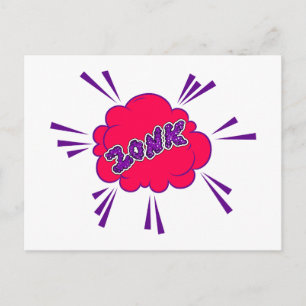 Cartão Postal Zonk Comic