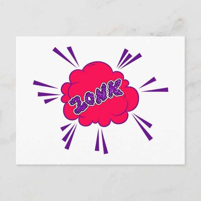 Cartão Postal Zonk Comic (Frente)