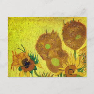 Cartão Postal Zonnebloemen (Van Gogh)