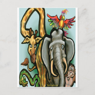 Cartão Postal Zoo