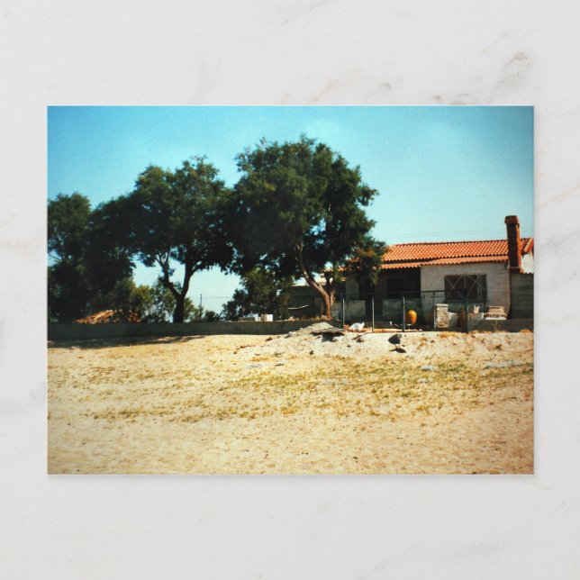 Cartão Postal Zorba, o grego hausePhoto Colette Guggenheim (Frente)