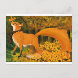 Cartão Postal Zorrito de Outono