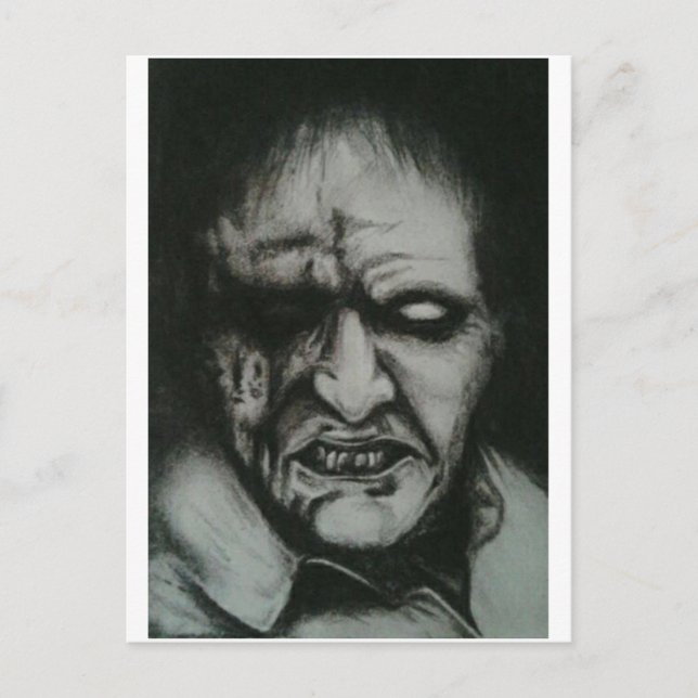 Cartão Postal zumbi (Frente)