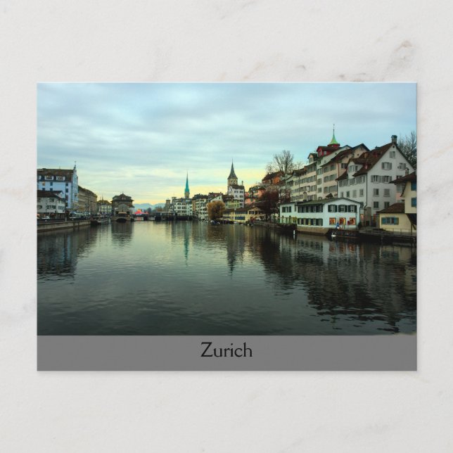 Cartão Postal Zurich (Frente)