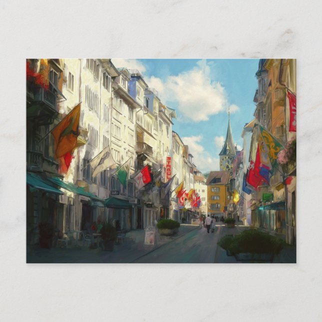 Cartão Postal Zurich (Frente)