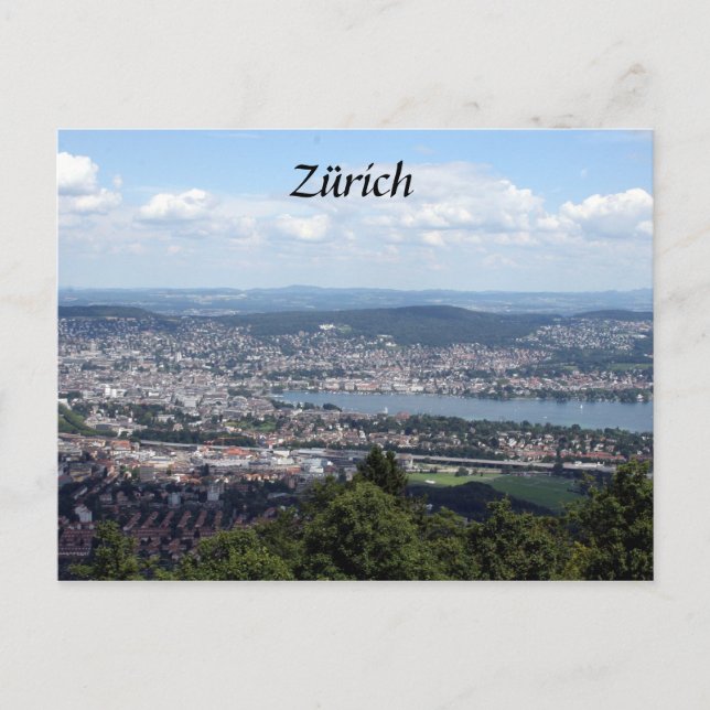 Cartão Postal zürich (Frente)
