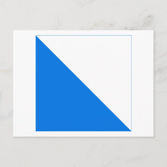 Cartão Postal Zurich Flag (Frente)