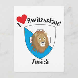 Cartão Postal Zürich Schweiz Postkarte
