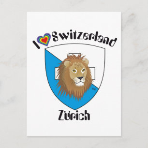 Cartão Postal Zürich Schweiz Postkarte