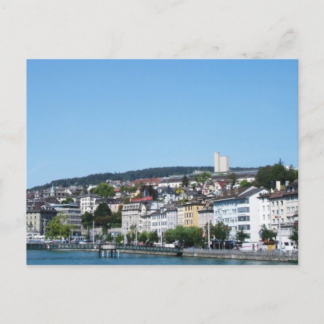 Cartão Postal Zürich Suiça (Frente)