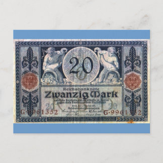 Cartão Postal Zwanzig Mark