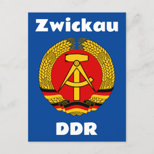 Cartão Postal Zwickau, Deutsche Demokratische Republik, DDR, GDR