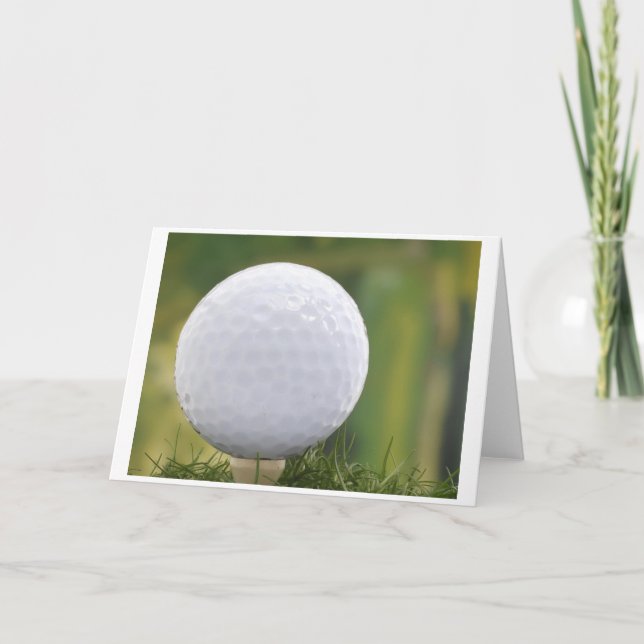 Cartão postcard concentras golf (Frente)
