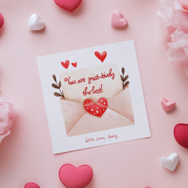 Cartão Poste a melhor saudação do Dia de os namorados