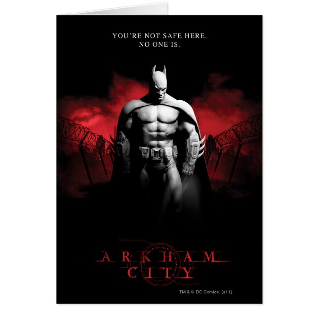 Cartão POSTER AC - Você não está seguro aqui (Frente)