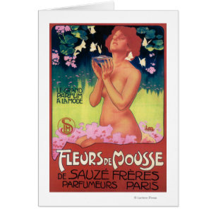 Cartão Poster de Fleurs de Musse Perfume