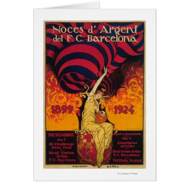 Cartão Poster de Promo de Futebol (Frente)