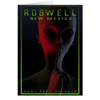 Cartão Poster de viagens 2 de Roswell