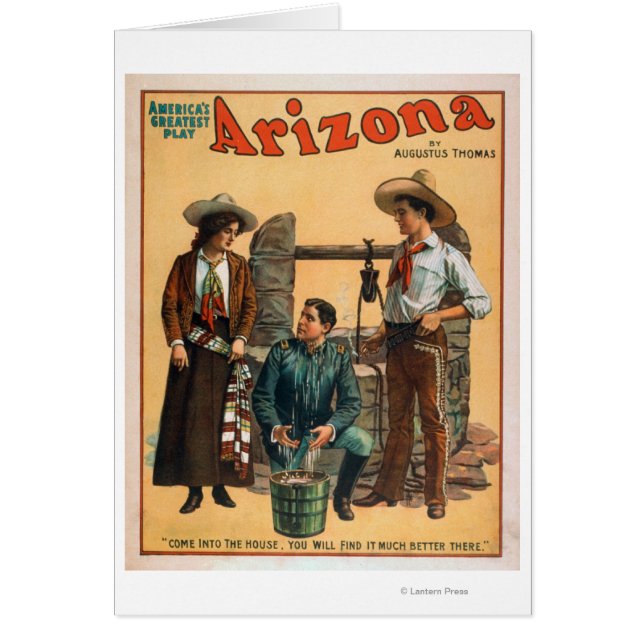 Cartão Poster nº 3 da arizona "A Maior Jogada da América" (Frente)