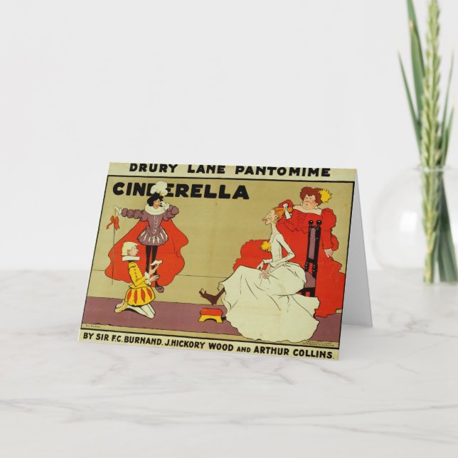 Cartão Poster para 'Cinderella (Frente)