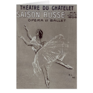 Cartão Poster para 'o Saison Russe