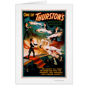 Cartão Poster surpreendente da mágica dos mistérios de