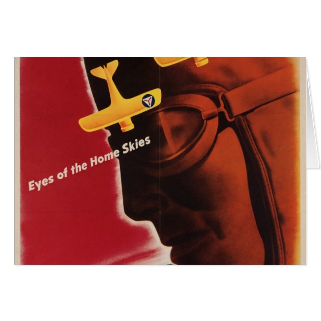 Cartão Poster vintage WII (Frente Horizontal)