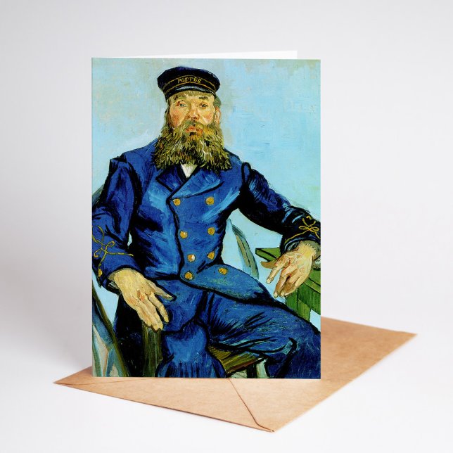 Cartão Postman Joseph Roulin | Vincent van Gogh (Criador carregado)