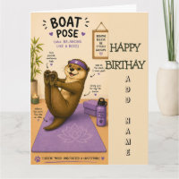 Postura de Barco Totalmente Relaxante, Aniversário