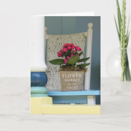 Cartão Pote da Flor do Mercado - Vinha de Martha