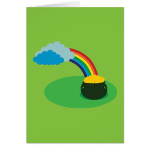 Cartão Pote de Dourado