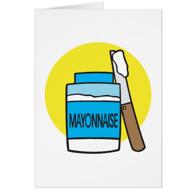 Cartão pote de maionese (Frente)