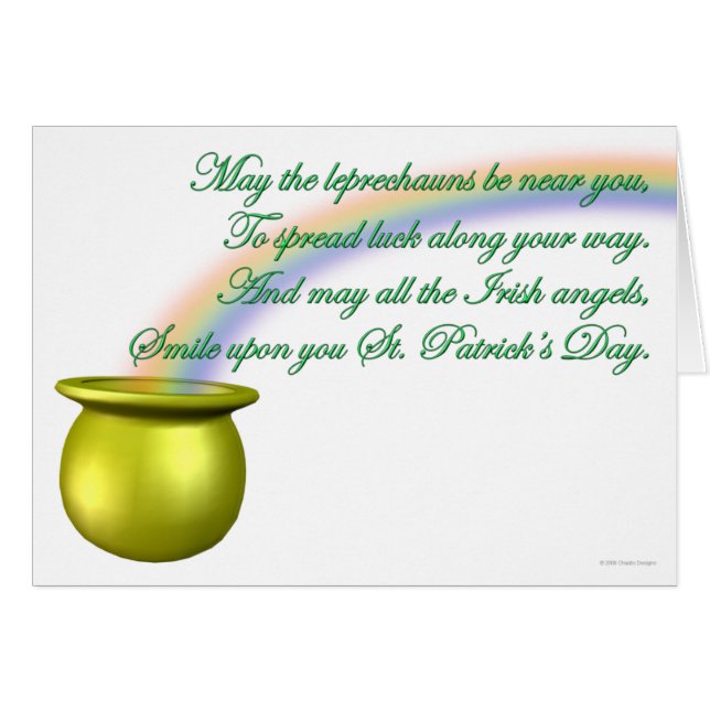 Cartão Pote de ouro (Frente Horizontal)