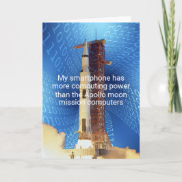 Cartão Potência informática de Apollo 11