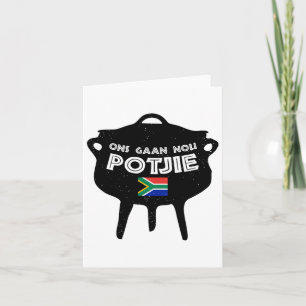 Cartão Potjie África do Sul Potjiekos Stew Braai
