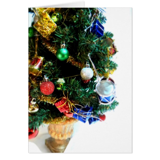 Cartão Pouca árvore II do cilindro (Frente)