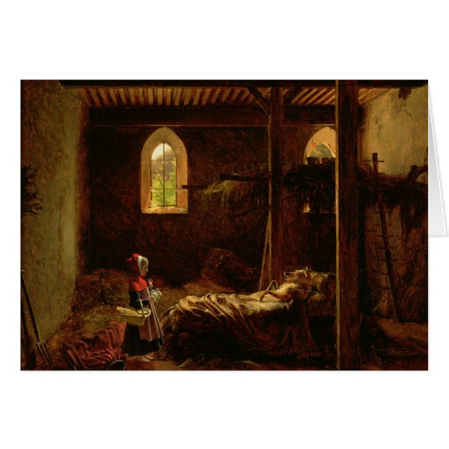 Cartão Pouca capa de equitação vermelha, c.1820 (Frente Horizontal)