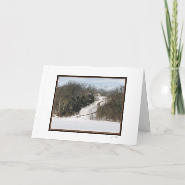 Cartão Pouca casa nas madeiras (Frente)