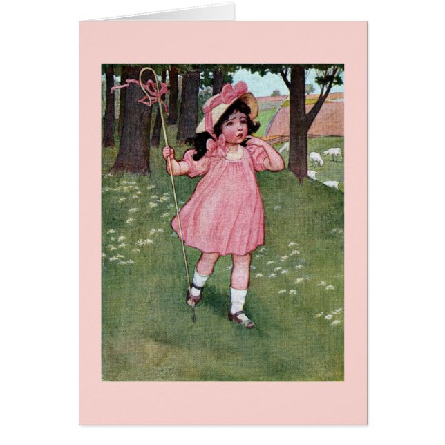 Cartão Poucas BO-Espreitadela e rima de berçário faltante (Frente)