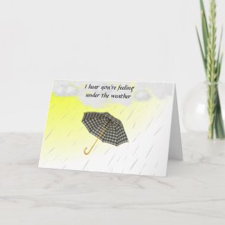 Cartão Pouco cumprimento da luz do sol