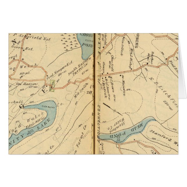 Cartão Poundridge, Nova York 2 (Frente Horizontal)