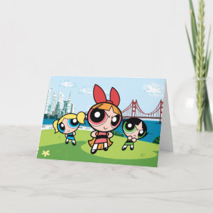 Cartão Powerpuff Girls Super Fierce