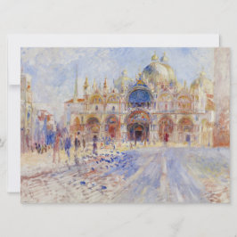 Cartão Praça da rua, Veneza (Piazza San Marco)