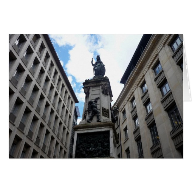 Cartão praça de genebra (Frente Horizontal)