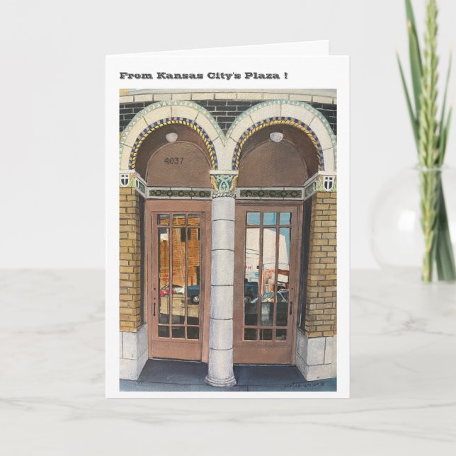 Cartão Praça de Kansas City (Frente)