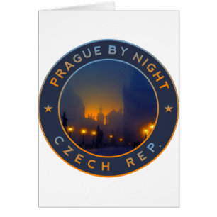 Cartão Praha da Noite