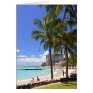 Cartão Praia 2 de Waikiki
