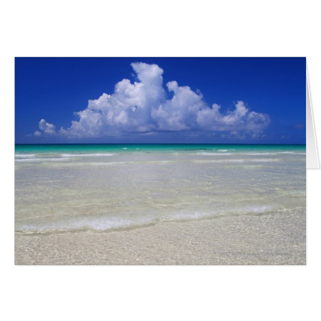 Cartão praia Brilhante (Frente Horizontal)