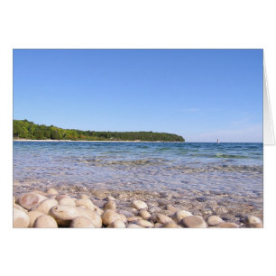 Cartão Praia da casa da escola